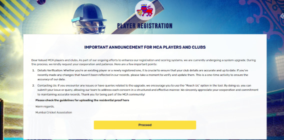 MCA Selection Process