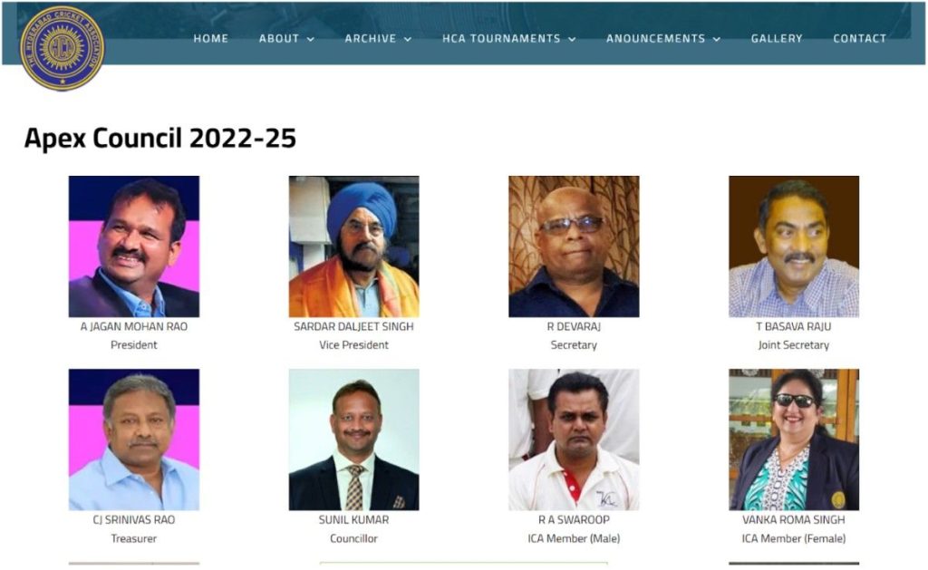 HCA Office Bearers & Leadership (2025) HCA Office Bearers & Leadership (2025)
