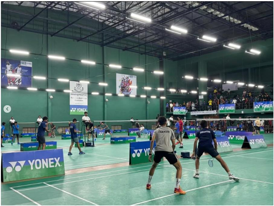 Karnataka Badminton Association players