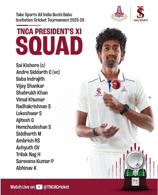 TNCA President's XI squad