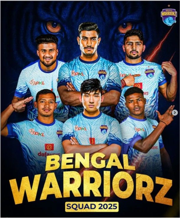 Bengal Warriors Team 2025 Bengal Warriors Team 2025