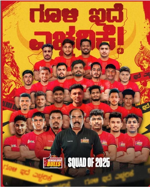 Bengaluru Bulls Team 2025