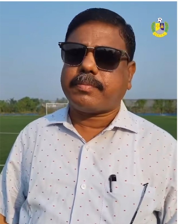 Goa Football Association President – Dr. Caitano Fernandes Goa Football Association President – Dr. Caitano Fernandes