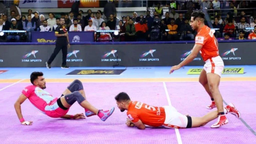 Gujarat Giants vs Jaipur Pink Panthers match PKL Gujarat Giants vs Jaipur Pink Panthers match PKL