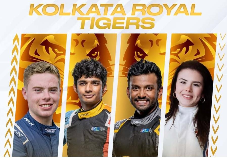 Indian Racing League 2025 Team Kolkata Royal Tigers
