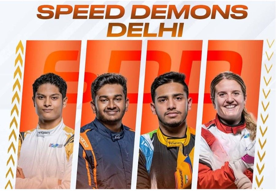 Indian Racing League 2025 Team Speed Demons Delhi 