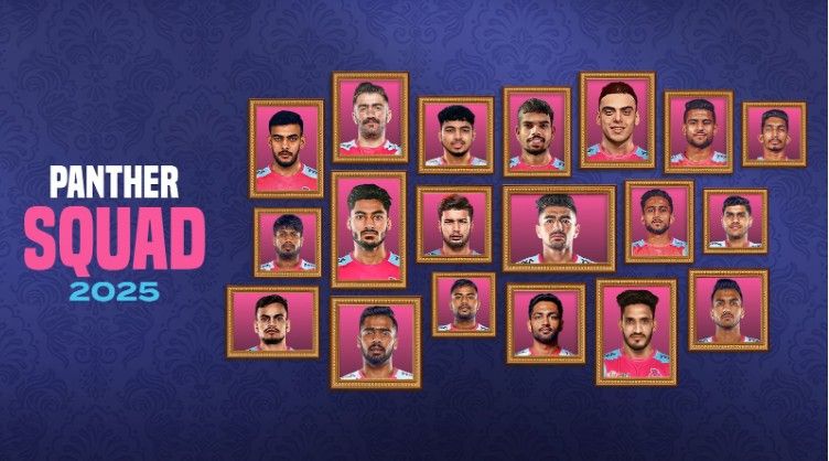 Jaipur Pink Panthers Team 2025 Jaipur Pink Panthers Team 2025