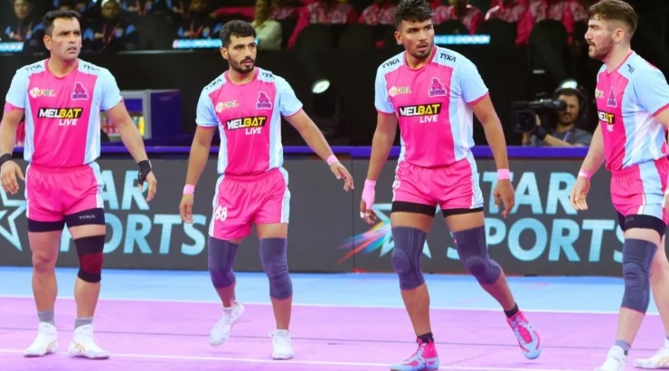 Jaipur Pink Panthers again secured a hard-fought 