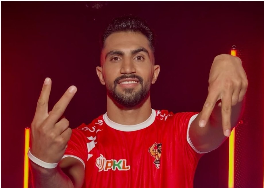 Milad Jabbari Gujarat Giants PKL player Milad Jabbari Gujarat Giants PKL player