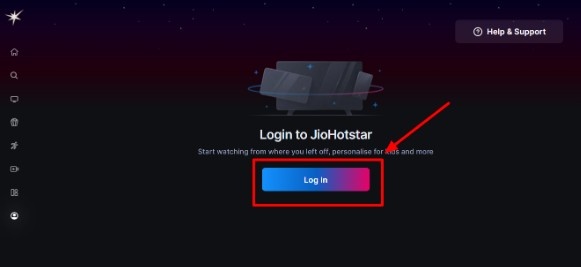 Sign into jiohotstar