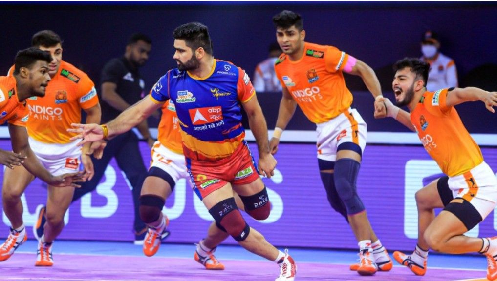 UP Yoddhas vs Puneri Paltan match
