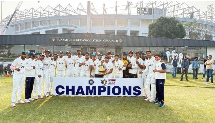 C.K. Nayudu Trophy Plate 2025 Previous Winners C.K. Nayudu Trophy Plate 2025 Previous Winners