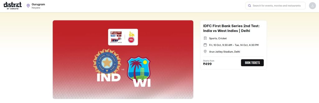 India vs West Indies 2nd Test, Delhi