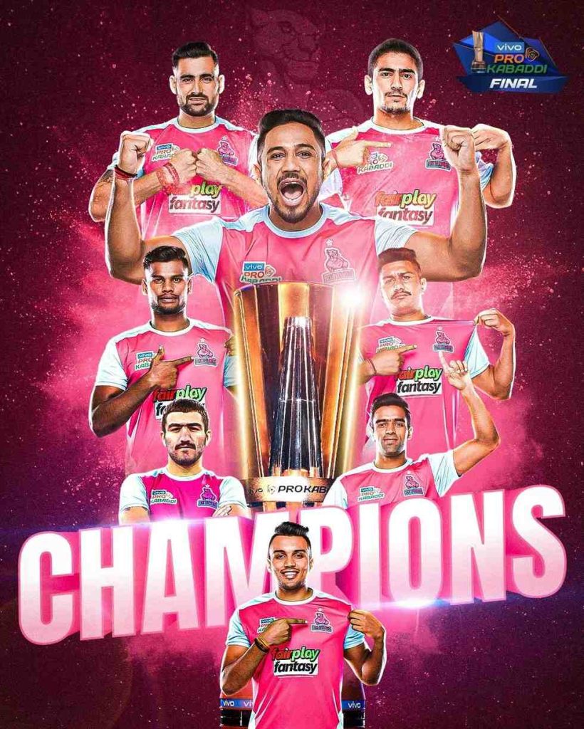 Tracking the Growth of Jaipur Pink Panthers Through PKL Seasons