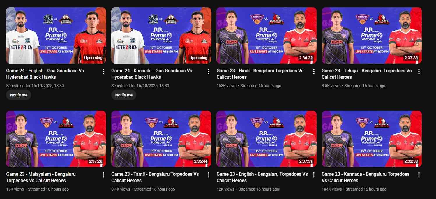 Watch PVL 2025 Live Watch PVL 2025 Live