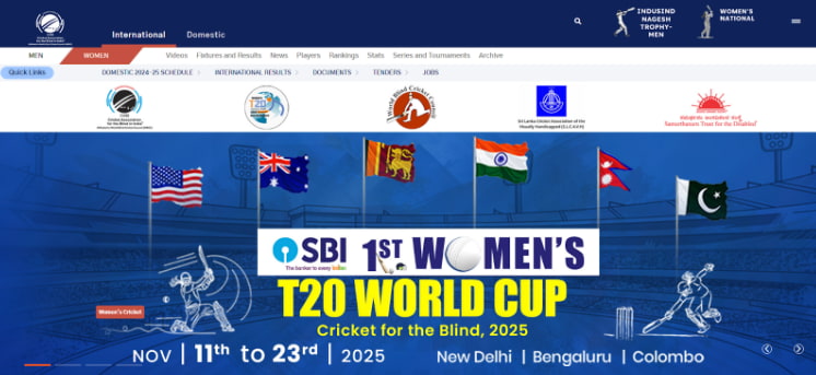 Blind Women's T20 Cricket World Cup 2025 Blind Women's T20 Cricket World Cup 2025