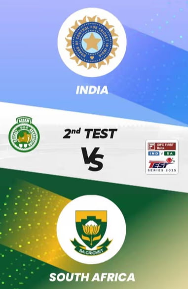 E-Ticket India vs South Africa 2025 2nd Test Match