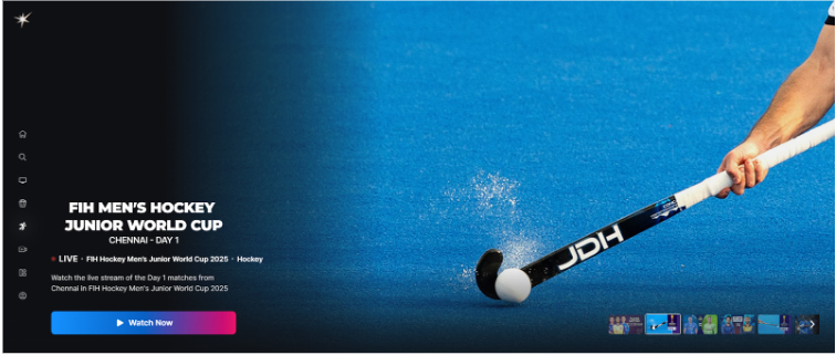 Watch The FIH Junior Hockey World Cup 2025 Watch The FIH Junior Hockey World Cup 2025