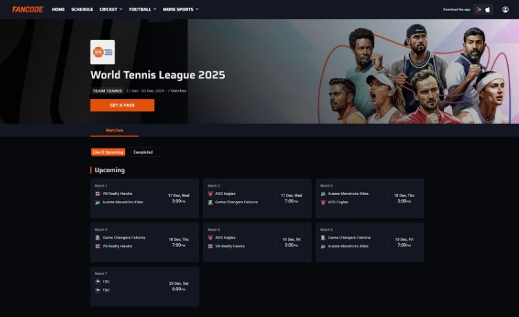 Where to Watch the World Tennis League 2025 Live