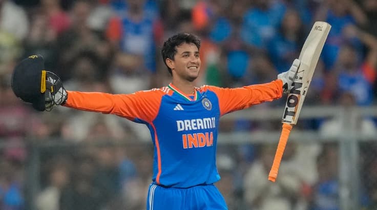 Abhishek Sharma scored fifty in 17 Balls Against England Abhishek Sharma scored fifty in 17 Balls Against England