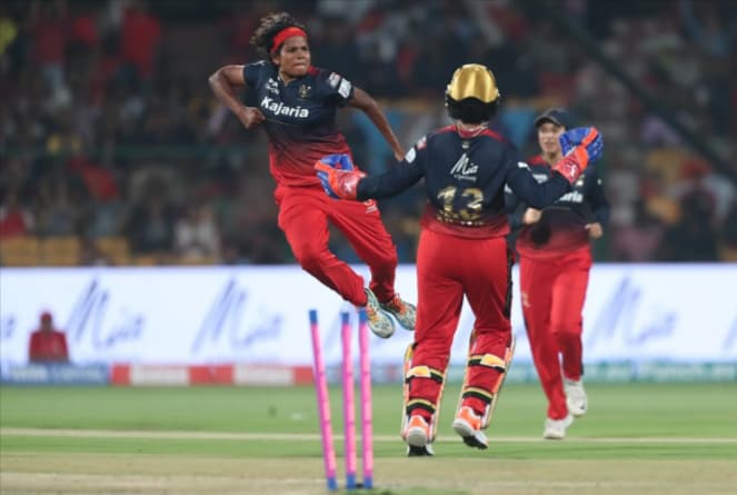 Asha Sobhana took five-wicket hauls for RCB in WPL 