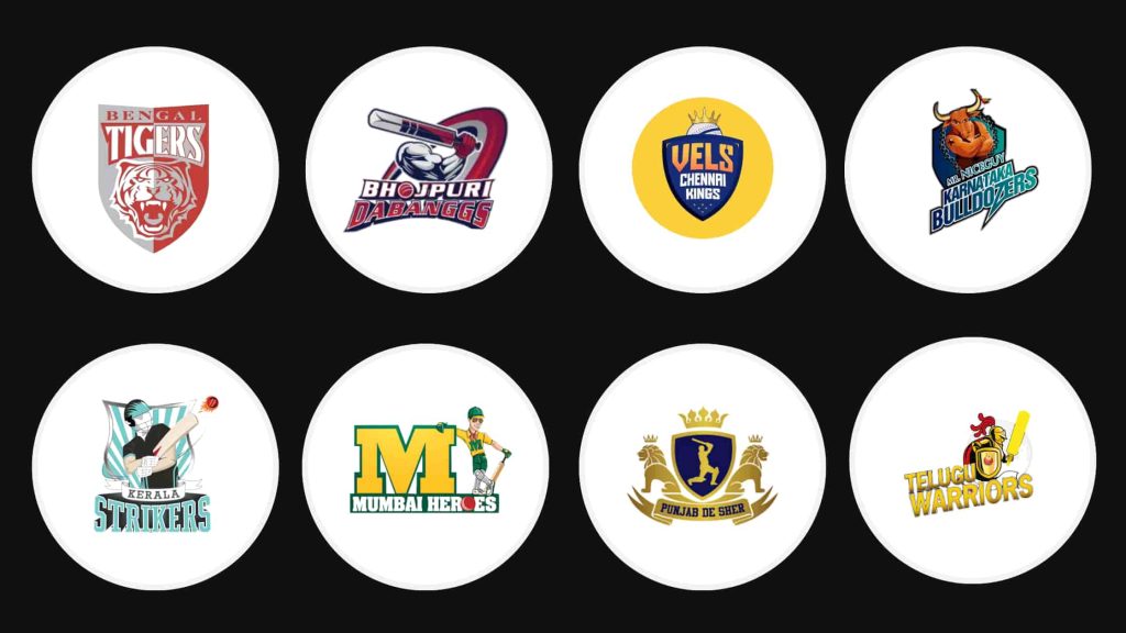 Celebrity Cricket League 2026 Teams