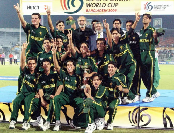 Pakistan claimed their first U19 Cricket World Cup title in 2003