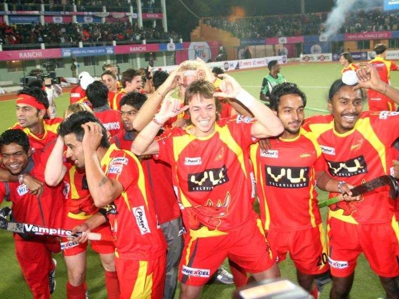 2013 HIL Men's Winners – Ranchi Rhinos