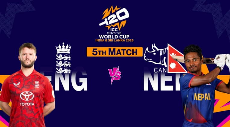 Eng vs NEP T20 World Cup Match 5 Prediction