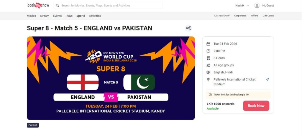 How to Book Tickets on BookMyShow