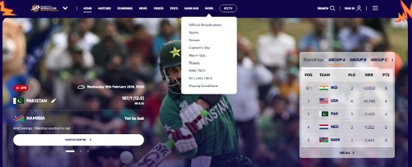 ICC Official Website