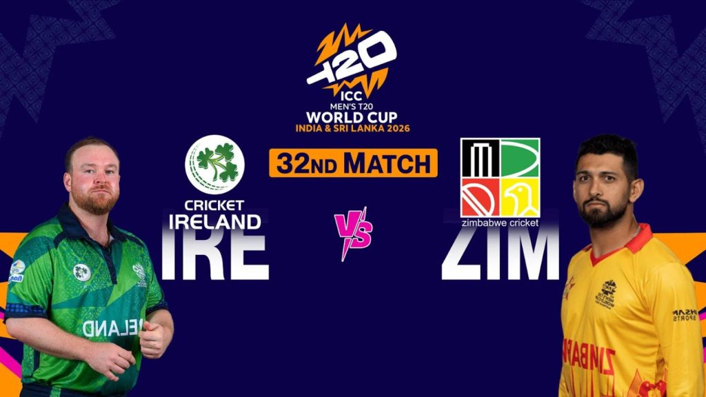 IRE vs ZIM T20 World Cup Match Details