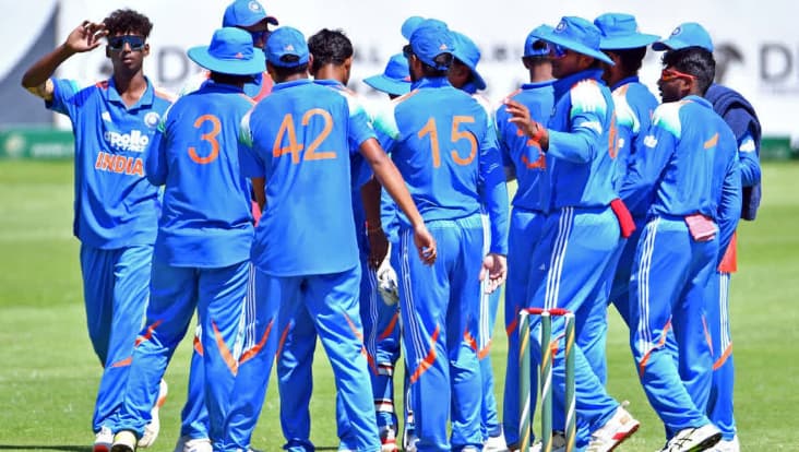 India U-19 players 