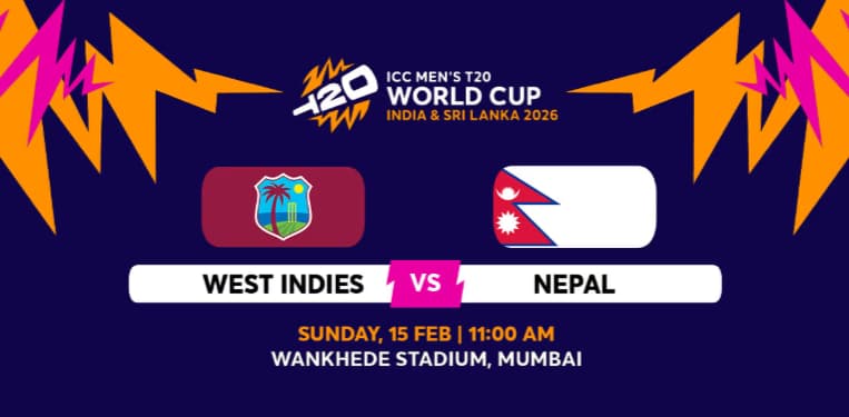 NEP vs WI T20 World Cup Match 25 Preview & Prediction