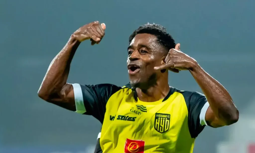 Ogbeche scored 18 goals for Hyderabad FC