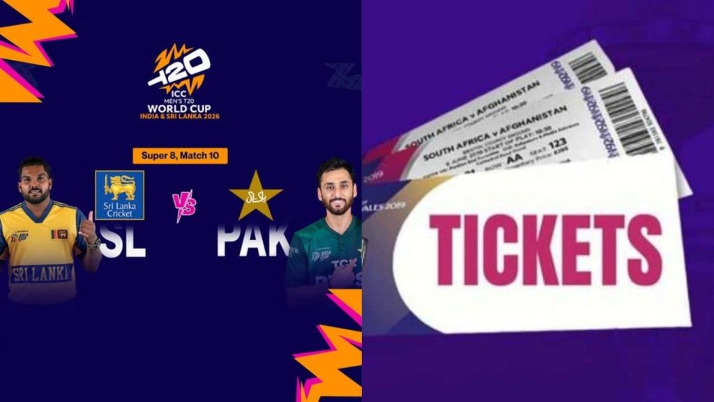 Sri Lanka vs Pakistan Super 8 T20 WC 2026 Tickets