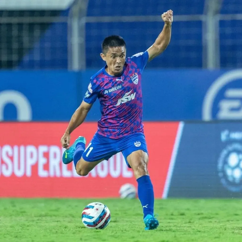 Sunil Chhetri Is ISL’s Most Goal Scorer  With 76 Goals