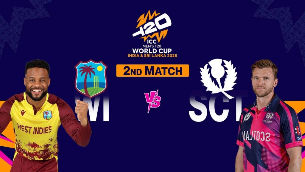 WI vs SCO T20 World Cup Match 2 Preview WI vs SCO T20 World Cup Match 2 Preview