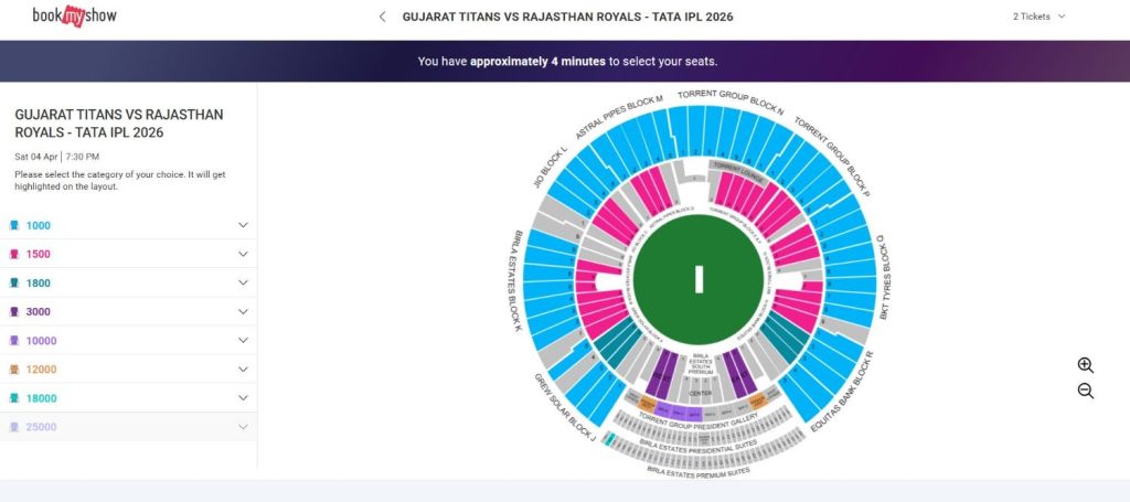 Choose your price category Choose your price category