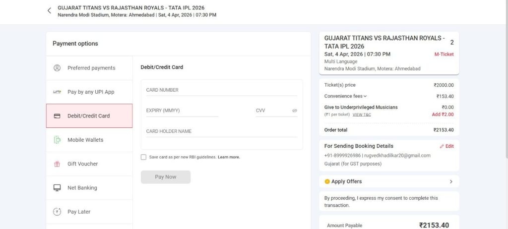Complete Your Payment Complete Your Payment