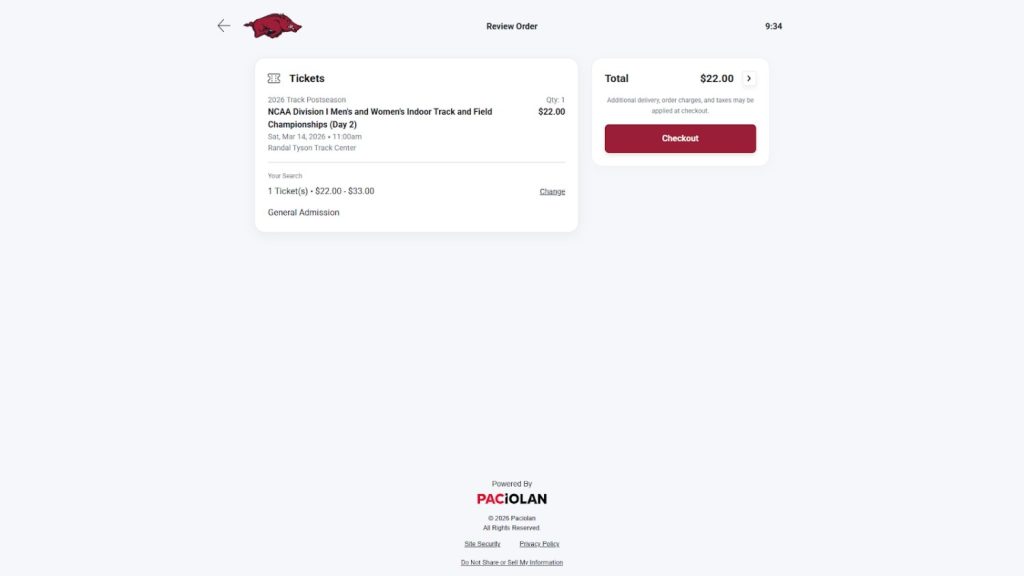 Confirm Your Choice and Checkout