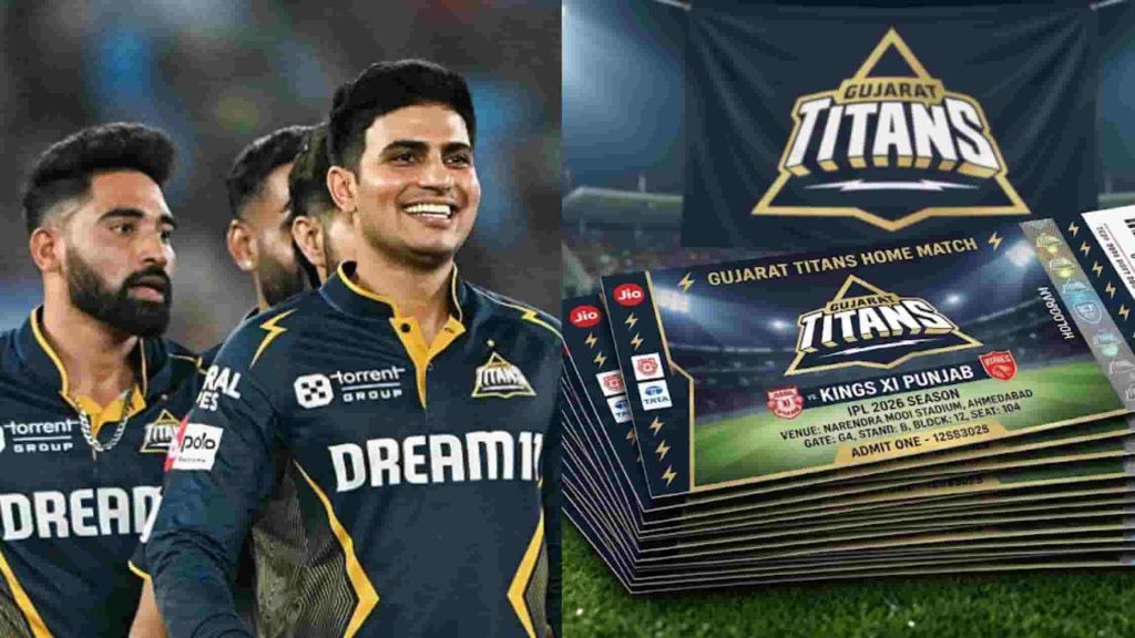 Gujarat Titans IPL 2026 Tickets