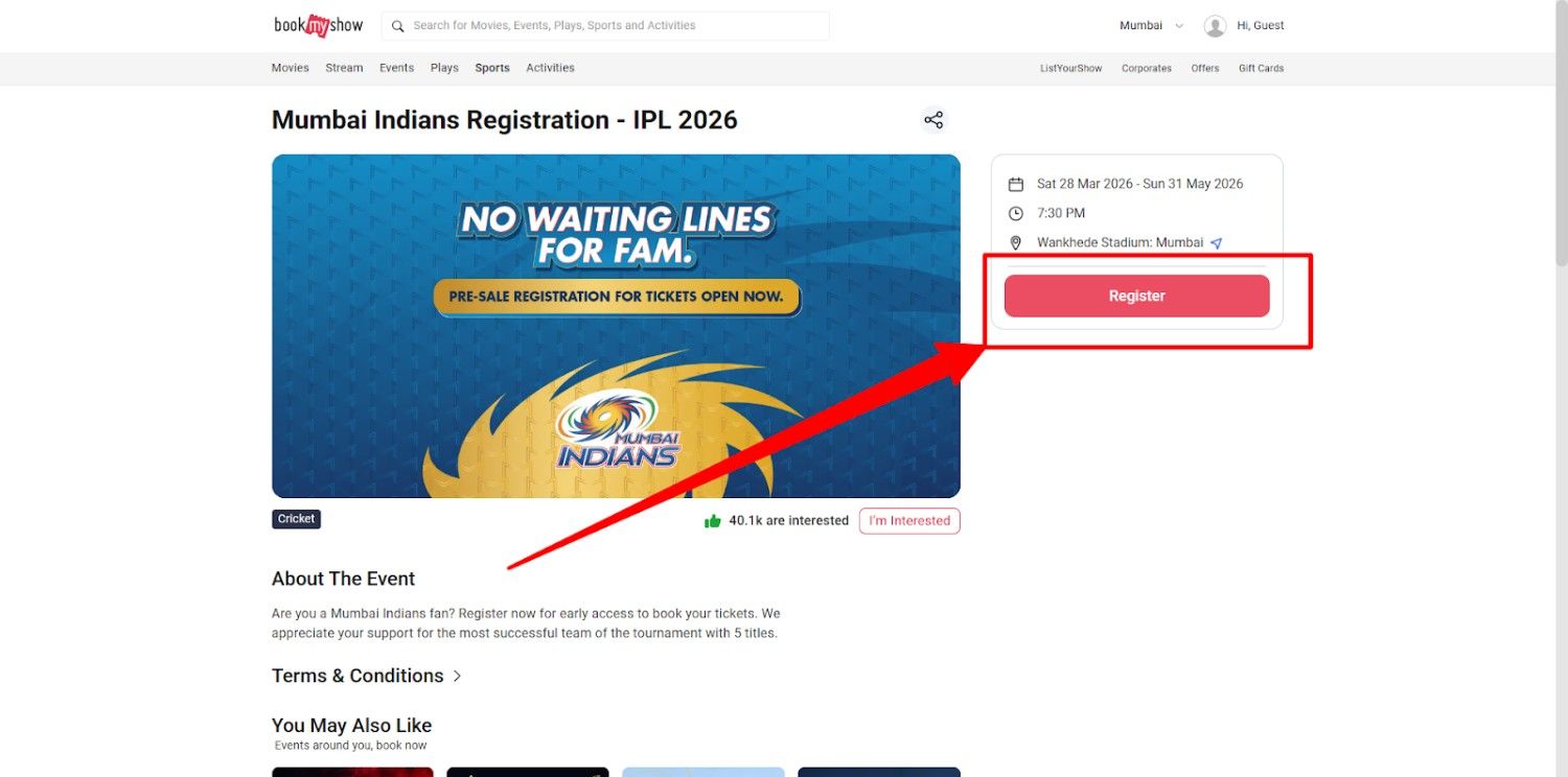 IPL 2026 Tickets: Prices, Platforms & Online Booking Info