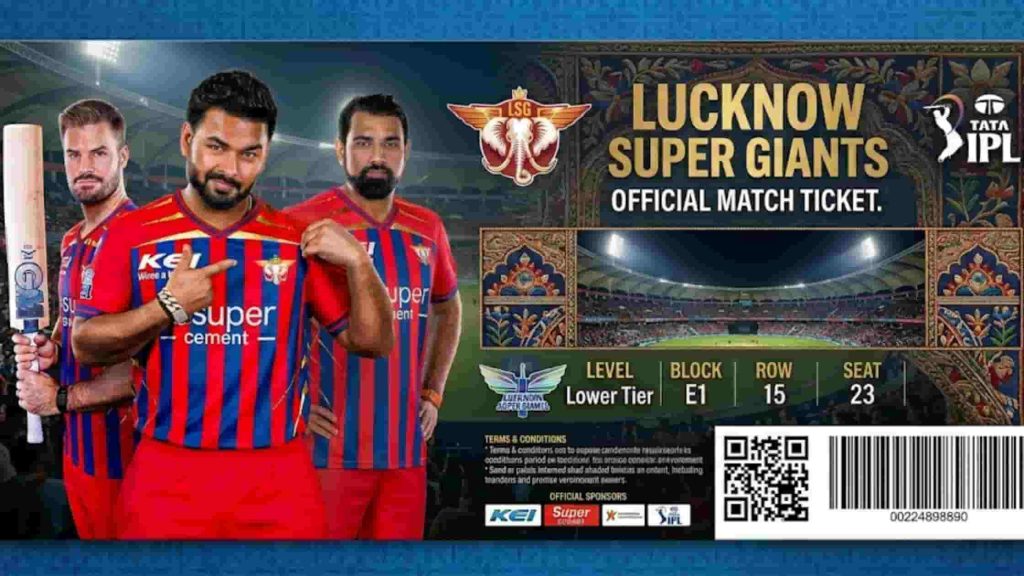 Lucknow Super Giants IPL 2026 Tickets