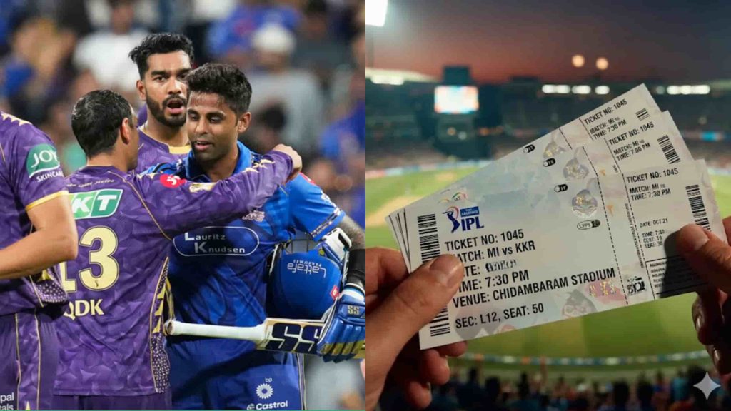 MI vs KKR IPL 2026 Match 2 Tickets
