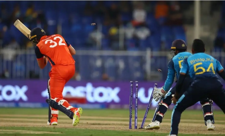 Netherlands – 44 (vs Sri Lanka, 2021)
