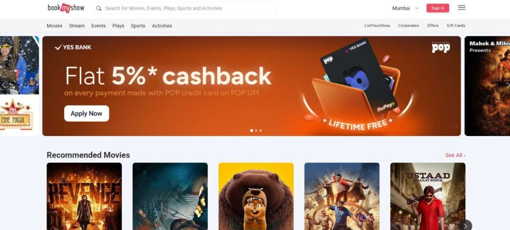 Open BookMyShow Open BookMyShow