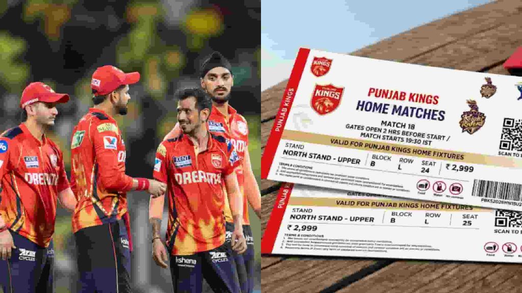 Punjab Kings IPL 2026 Tickets