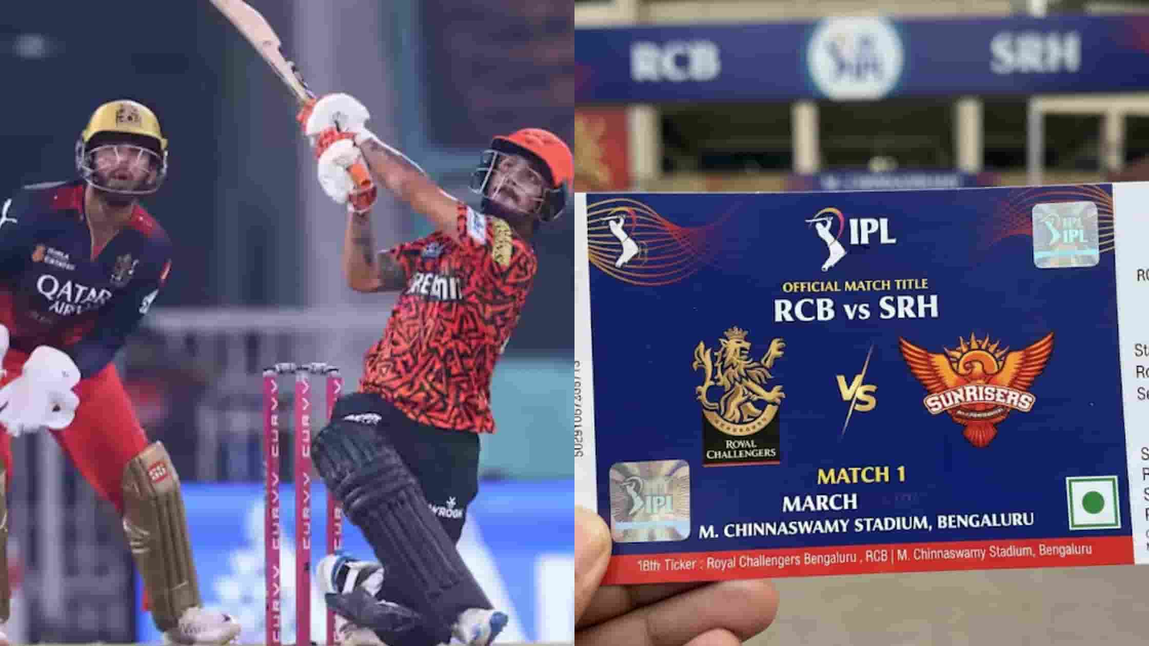 RCB vs SRH IPL 2026 Match 1 Tickets, Prices & Booking Guide