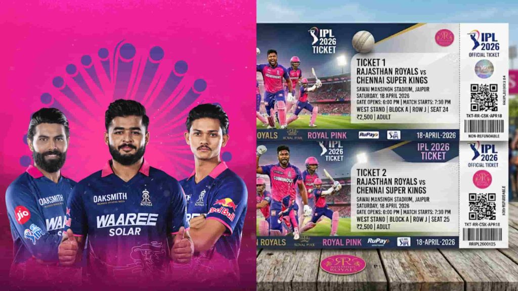 Rajasthan Royals IPL 2026 Tickets